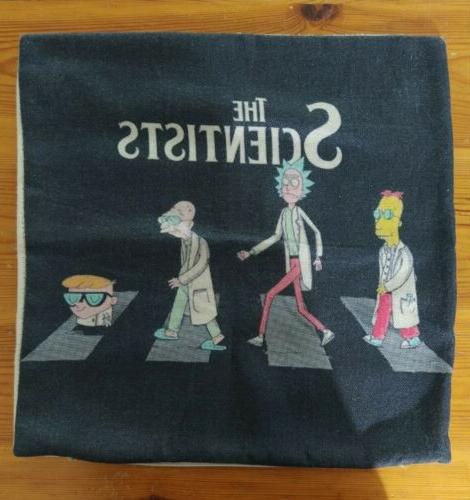 federa cuscini letto cerniera cotone rick morty