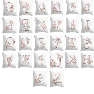 federa cuscino 45 x 45cm lettera letto