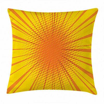 giallo vintage coperture cuscino del divano retro