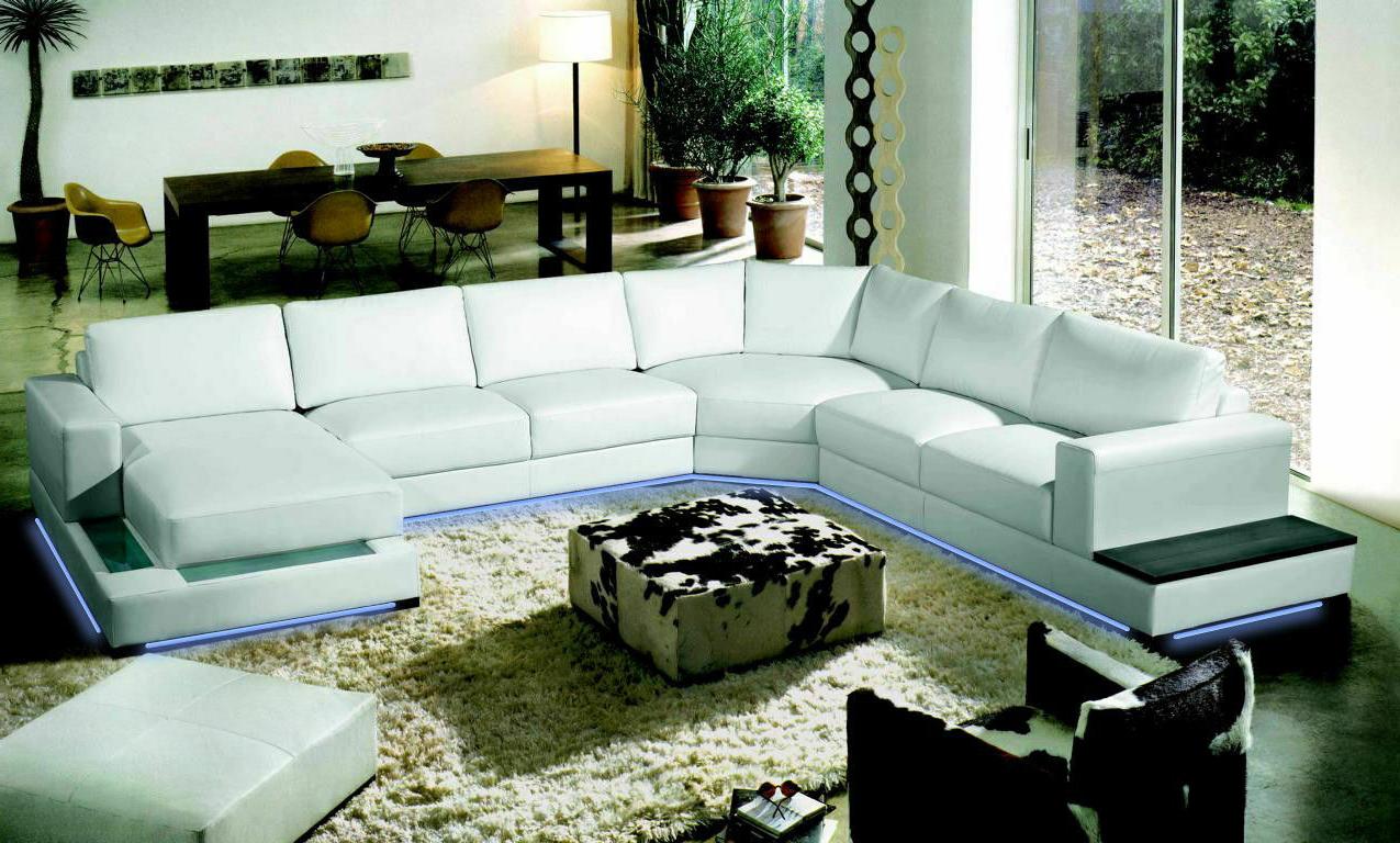 grande divano in pelle sedile imbottitura angolo