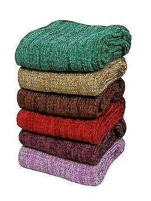 grande lusso ciniglia divano letto throw in