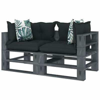 legno divano da giardino 2 posti cuscini