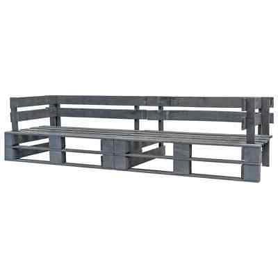 legno pino grigio divano pallet da giardino