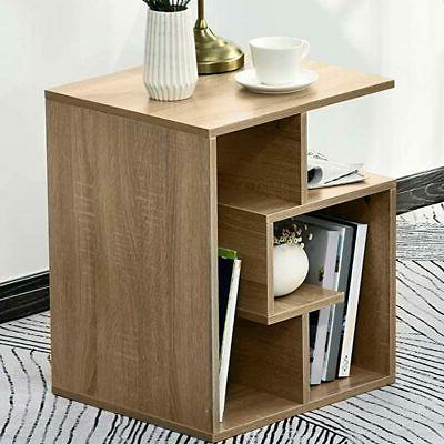 libreria tavolino divano design moderno 4 ripiani