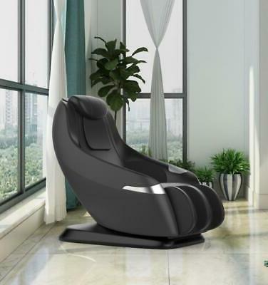 lusso sedia massaggio shiatsu pelle nero con