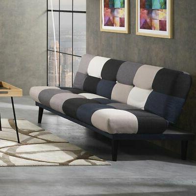 mixy divano letto singolo in tessuto multicolor