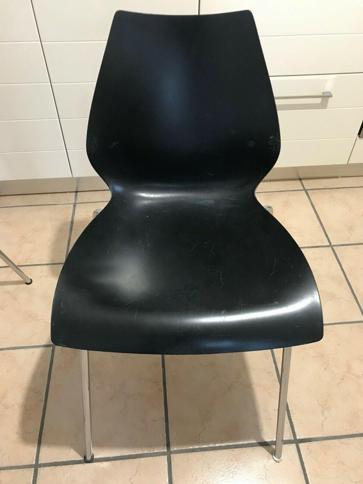 nihau sedia nera designer vico magistretti