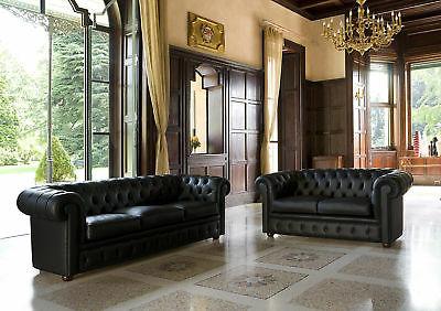 osti chesterfield 3 2 posti divano pelle