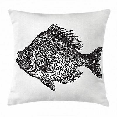 pesce coperture cuscino del divano basso rock