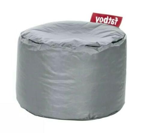 point pouff silver puff