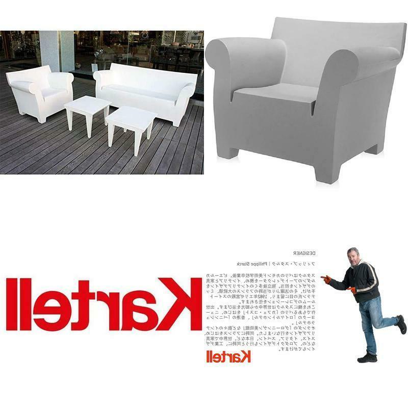 poltrona bubble club polietilene grigio 102 x