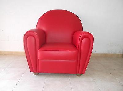 poltrona in vera pelle spessorata offerta