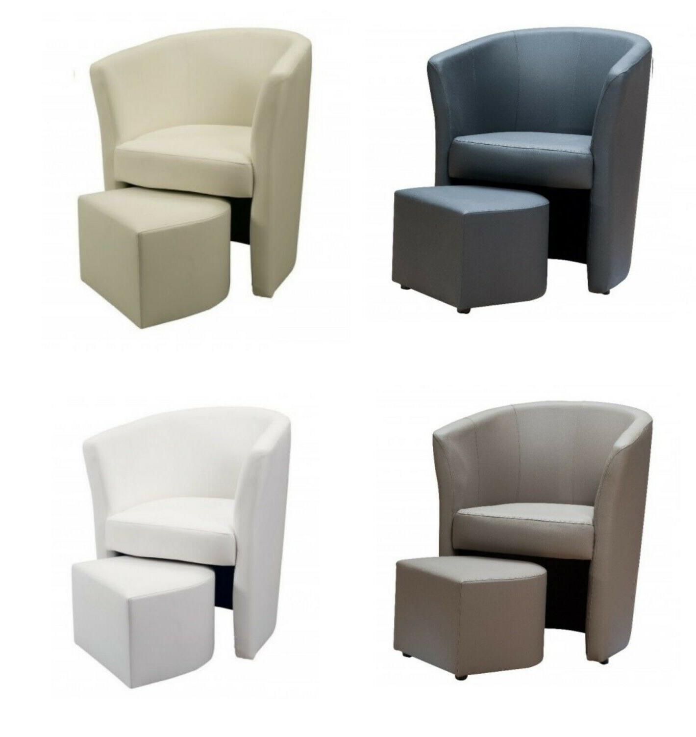 poltrona pouf poggiapiedi ecopelle poltroncina elegante salo