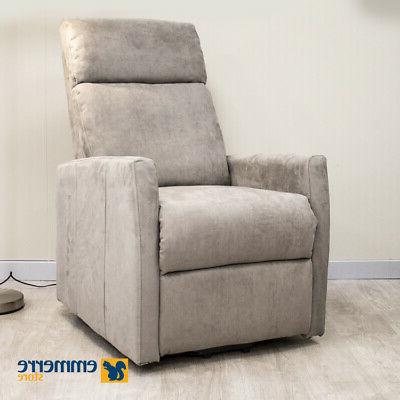 poltrona relax elettrica alza persone in tessuto