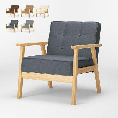 poltrona sedia in legno design vintage retro