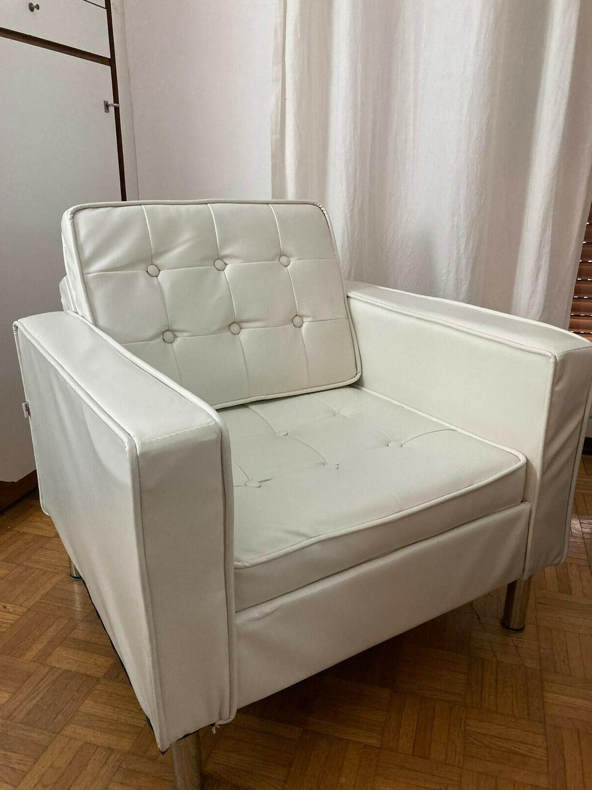 poltroncina knoll florence bianca