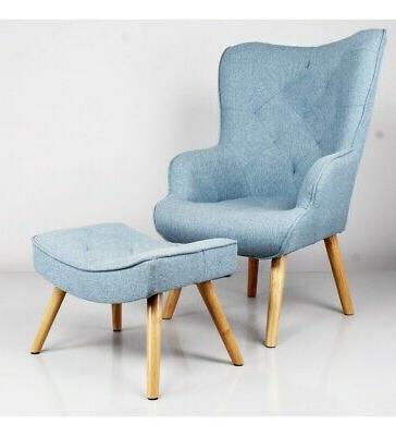 poltroncina scandinava imbottita poltrona tavolino tessuto s