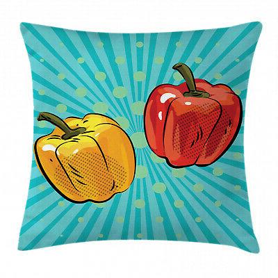 pop art coperture cuscino del divano peperoni