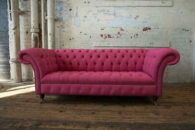 rosa designer divano imbottitura xxl 3 posti