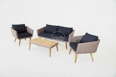 salotto da esterno divano 165x75x74h cm alluminio