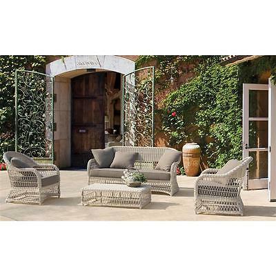 salotto poly rattan vimini alluminio esterdo da
