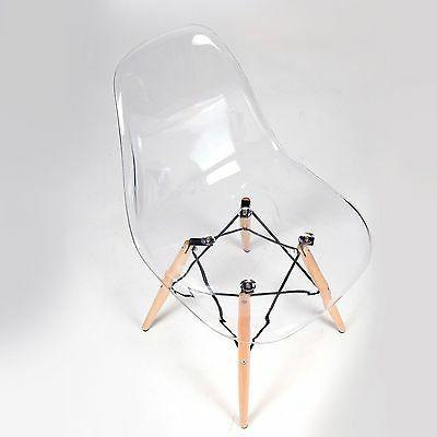 sedia cucina pranzo soggiorno trasparente design seduta