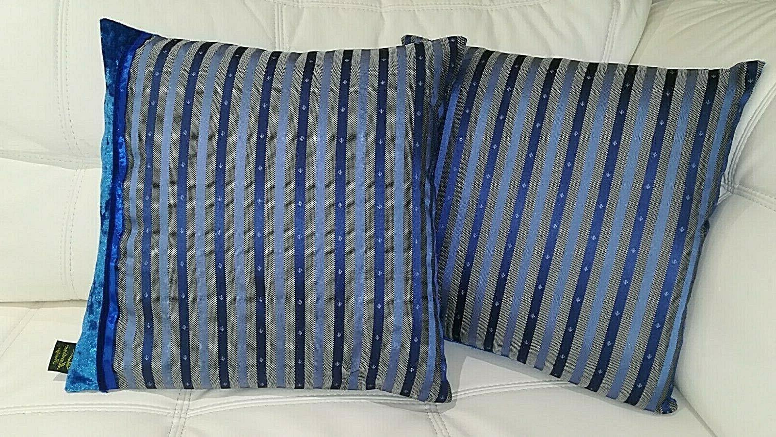 set 2 cuscini arredo casa design velluto