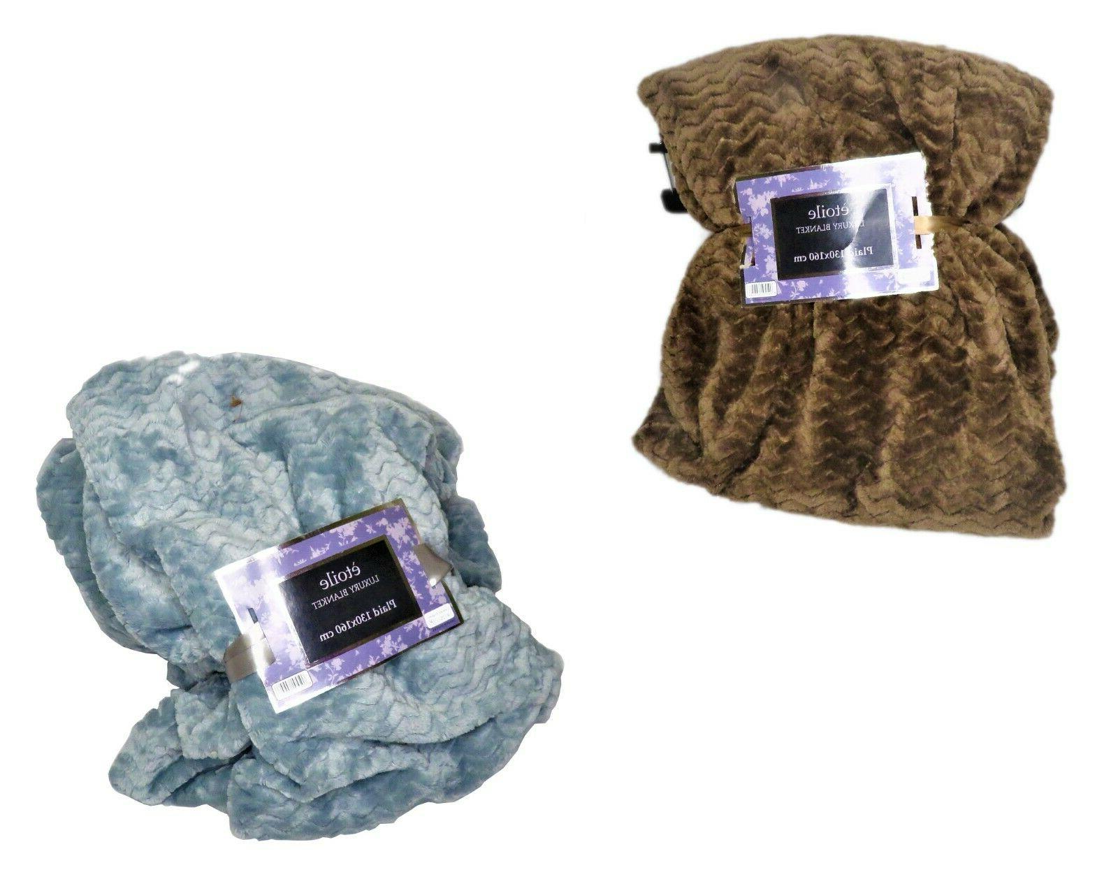 set 2 plaid coperta microfibra divano fai
