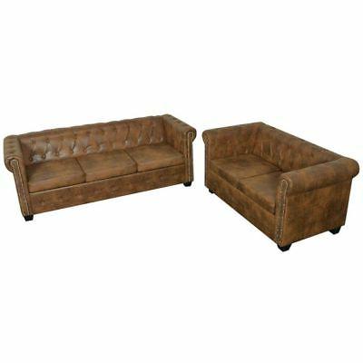 set divano comodo chersterfield a 2 3
