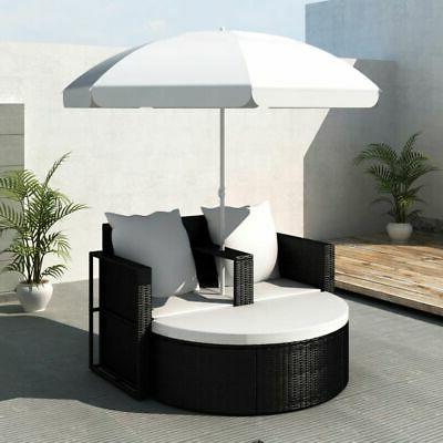 set divano da giardino in polyrattan con