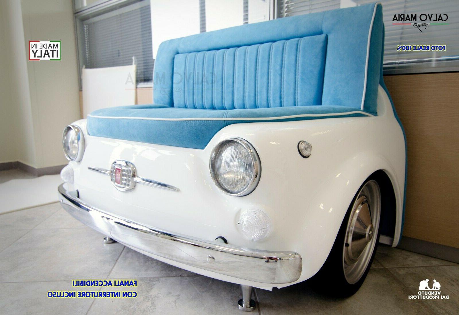 sofa divano auto fiat 500 bar divanetto