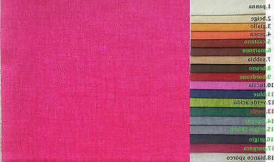 tessuto arredamento loneta unito per cuscini copritavola