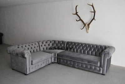 velluto chesterfield divano imbottitura angolo rifiniture in