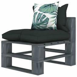 Da Giardino Cuscini Antracite Fiori Pallet Sedia Salotto