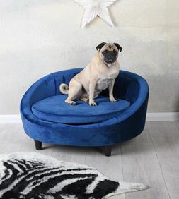 Per Cani Blu Lettino Tondo Animali