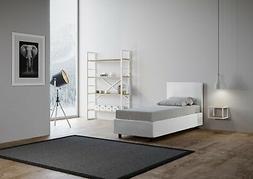 LETTO SINGOLO ADELE CM.90 CON O SENZA CONTENITORE ANCHE SU M