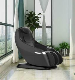 Lusso Sedia Massaggio Shiatsu Pelle Nero Con Rullo Riscaldam