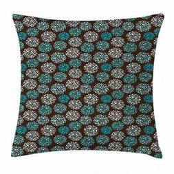 marrone e blu coperture cuscino del divano