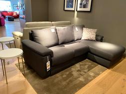 3 Posti &nbsp;con Penisola Poltronesofa' Mod. Serenza Col. Blu P