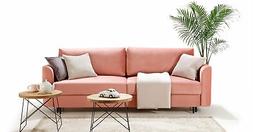 Letto Divano Funzione Letto Design Divano Tessuto Rosa