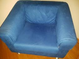 Poltrona Blu In Tessuto 1 Posto