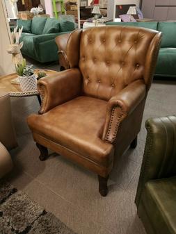 POLTRONA CHESTERFIELD DESIGN VINTAGE INDUSTRIALE SHABBY CHIC