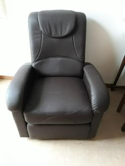 Poltrona Elettrica Alza persona&nbsp;- Marrone scuro&nbsp;Similpelle