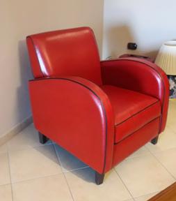 Poltrona in pelle