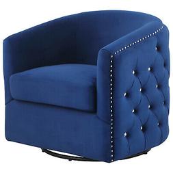 HOMCOM Poltrona Lusso Girevole 360&deg; in Stile Chesterfield B