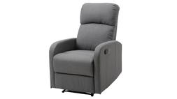 poltrona recliner manuale stoffa poggiapiedi imbottita confo