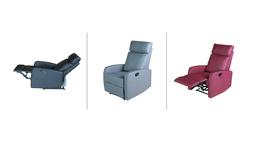 POLTRONA RELAX MANUALE IN ECOPELLE MODELLO SAMOA COMODA VARI