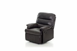 POLTRONA RELAX MOD. MARA COLORE MARRONE IN ECO PELLE MANUALE