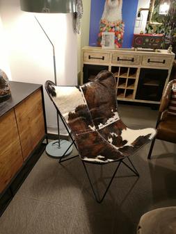 POLTRONA TRIPOLINA PELLE DESIGN VINTAGE INDUSTRIALE SHABBY C