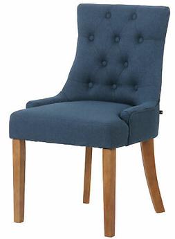 Poltroncina pranzo Chesterfield Inverness tessuto legno di c
